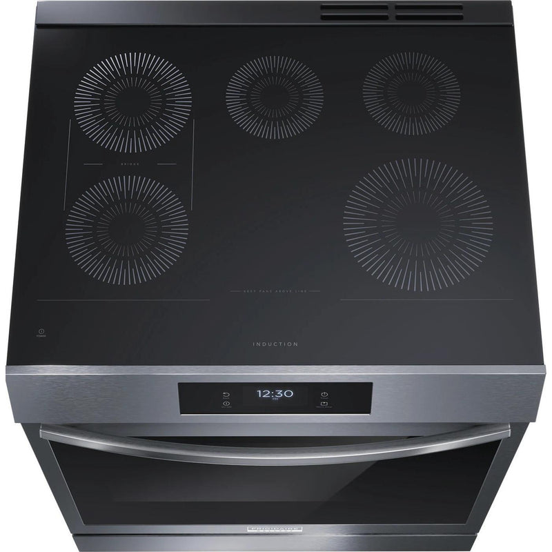 Cuisinière Samsung de 6,3 pi³ à induction avec commandes à l'avant