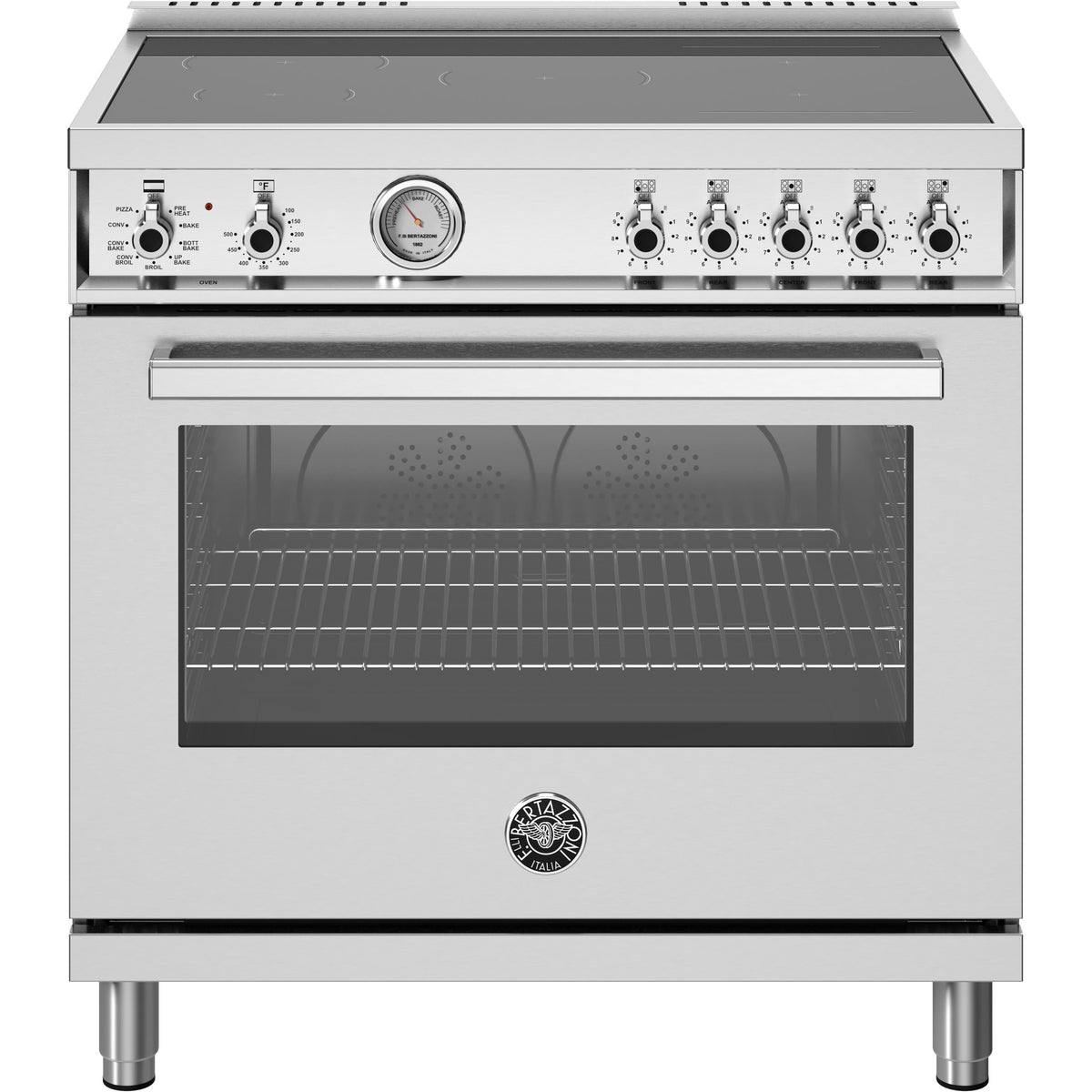 36-inch Freestanding Induction Range PRO365INMXV IMAGE 1