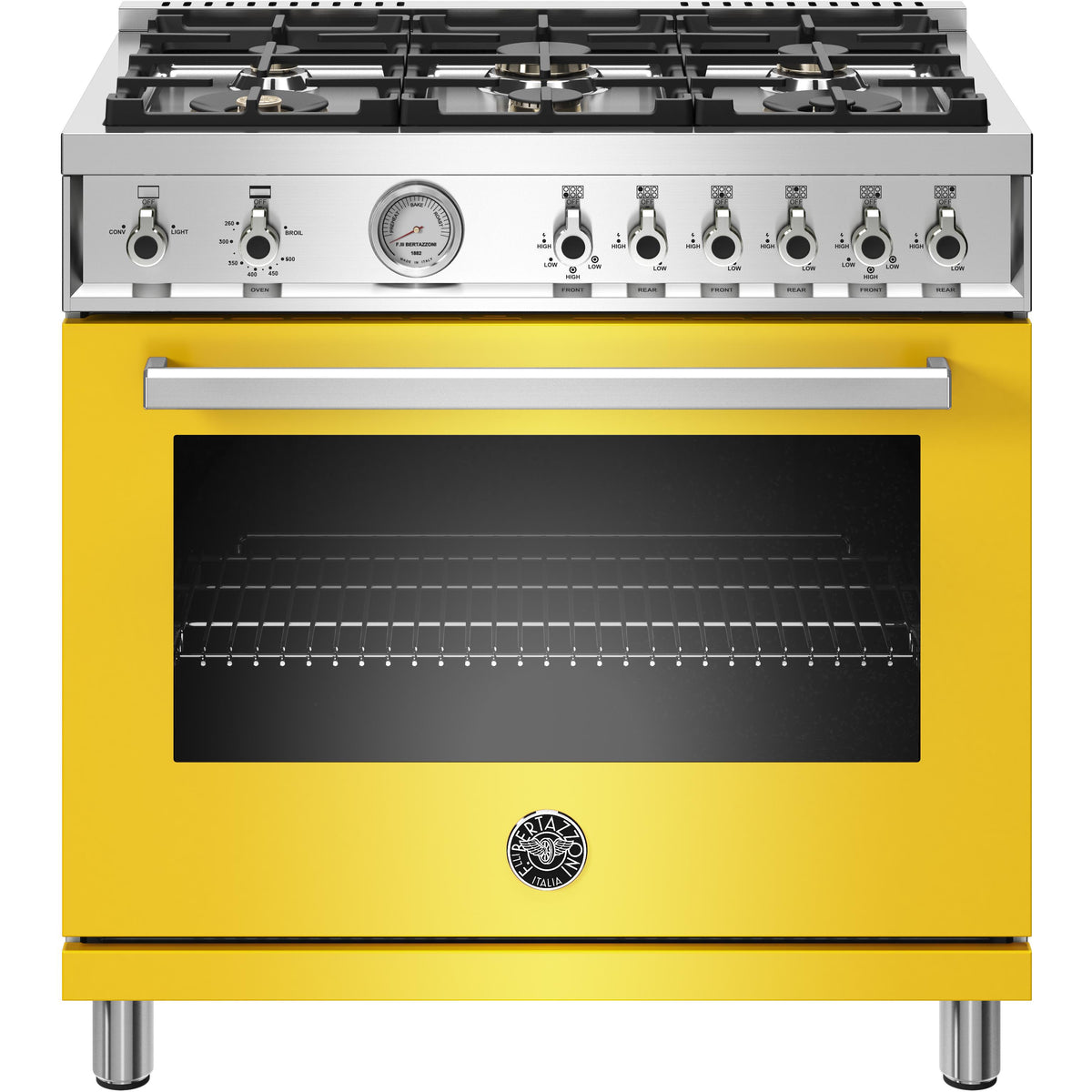 36-inch Freestanding Gas Range with Convection PROF366GASGIT IMAGE 1