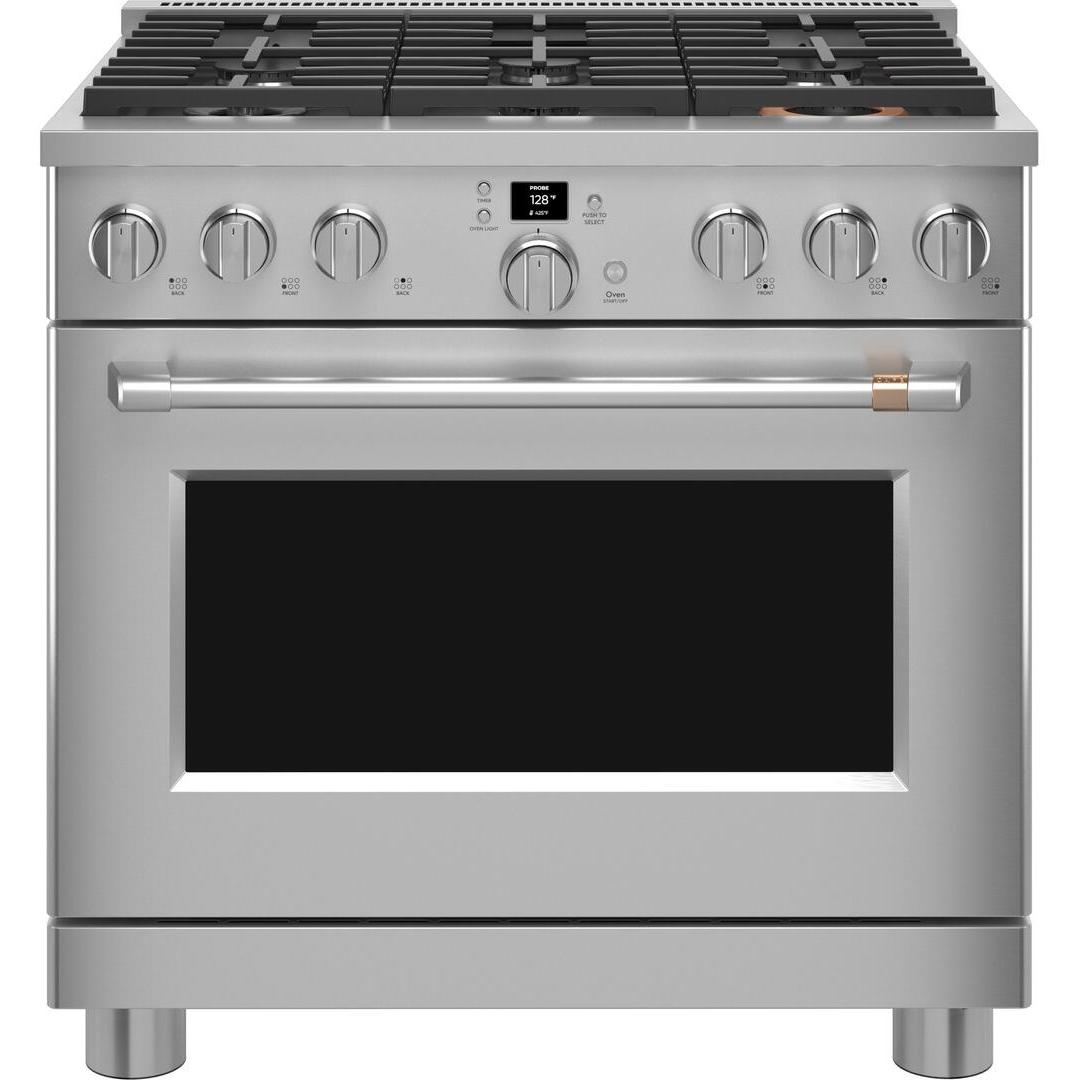 36-inch Freestanding Gas Range with WI-FI Connect CGY366P2TS1 IMAGE 1