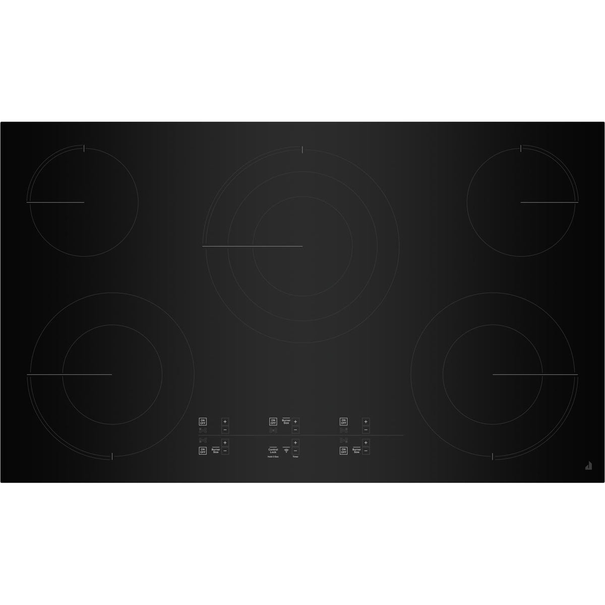 36-inch Built-In Electric Cooktop with Emotive Controls JEC4536KB IMAGE 1